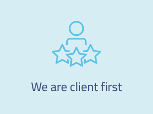 We are client first