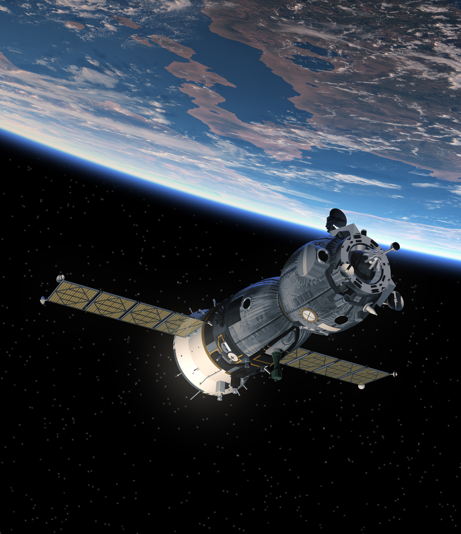 Spacecraft In Space