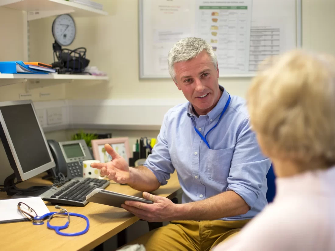 Save lives with an alternative method to antibiotics Image: a GP appointment.